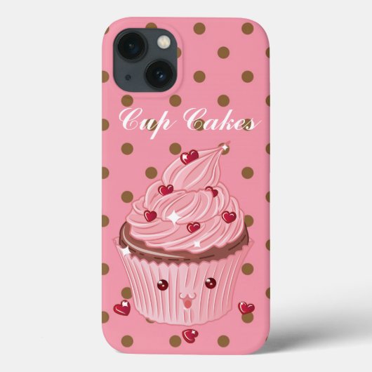 Coole, Phantastische Pink Cup Cakes Case-Mate iPhone Hülle (Rückseite)