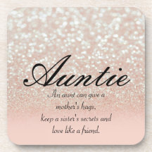 Coole, Phantastische, rosa Funkelnd Tante