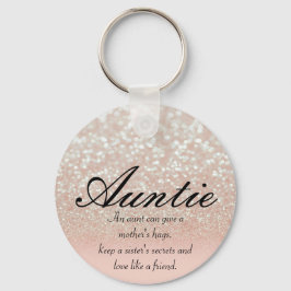 Coole, Phantastische, rosa Funkelnd Tante Schlüsselanhänger