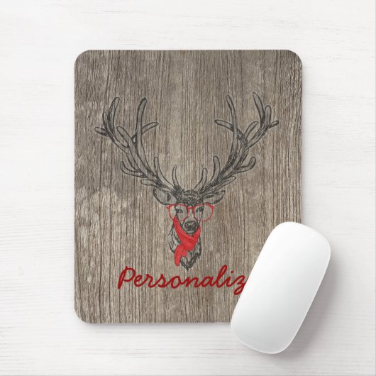 Coole phantastische trendige Hirschskizze Mousepad (Mit Mouse)