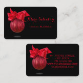 Coole Phantastische Weihnachtsbraun Visitenkarte (Vorne/Hinten)