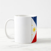 Coole philippinische Flagge Kaffeetasse (Links)
