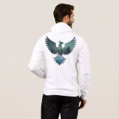 Coole Phoenix-Weihnachtslandschaft Hoodie (Schwarz voll)