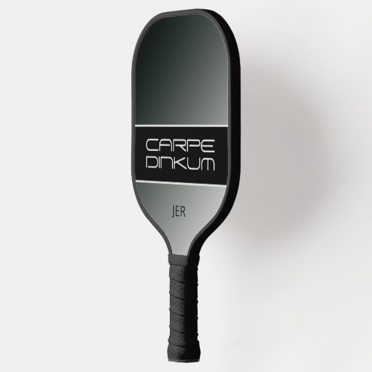 Coole Pickleball Dink Pun Gradient Initialen Schwa Pickleball Schläger (Links)