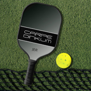 Coole Pickleball Dink Pun Gradient Initialen Schwa Schläger