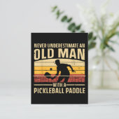 Coole Pickleball Kunst für Männer Frauen Paddeln (Stehend Vorderseite)