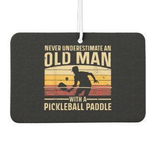Coole Pickleball Kunst für Männer Frauen Paddeln Autolufterfrischer