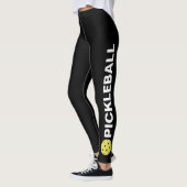 Coole Pickleball-Leggings Gelber Ball Benutzerdefi Leggings (Links)