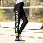 Coole Pickleball-Leggings Gelber Ball Benutzerdefi Leggings<br><div class="desc">Die perfekte Leggings für Pickleball-Fans. Hochwertige Leggings mit dem Wort PICKLEBALL und einem gelben Pickleball auf jeder Seite. Spaß für lässiges Gesellschaftsspiel oder Turnierspiel - Ändern Sie die Hintergrundfarbe ganz nach den Farben Ihres Clubs/Teams. Klicken Sie einfach auf Anpassen und scrollen Sie runter zum Farbwähler.</div>