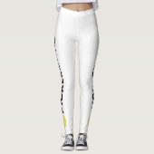 Coole Pickleball-Leggings Gelber Ball Leggings (Vorderseite)