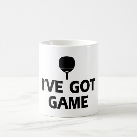 coole Ping pong Entwürfe Kaffeetasse (Mittel)