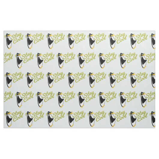 Coole Pinguine bleibe Stoff (Fat Quarter (45,7 x 55,9 cm))