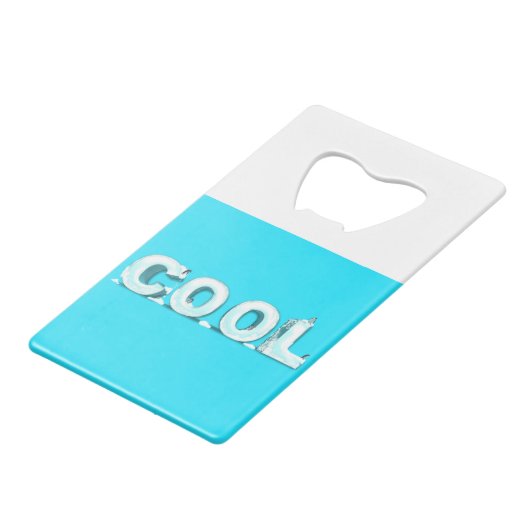 Coole Pinguine Geldbeutel Flaschenöffner (Vorderseite Schrägansicht)