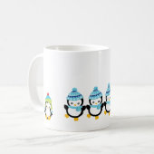 Coole Pinguine meiner Freundin bleibe Kaffeetasse (Vorderseite Links)