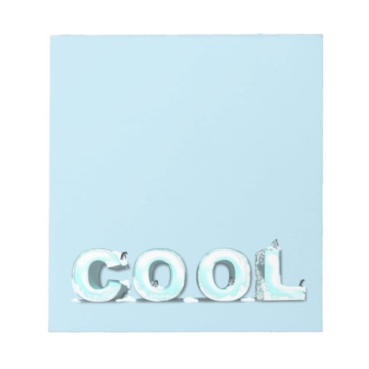 Coole Pinguine Notizblock (Vorderseite)