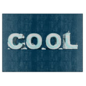 Coole Pinguine Schneidebrett (Vorderseite)