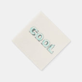 Coole Pinguine Serviette (Ecke)