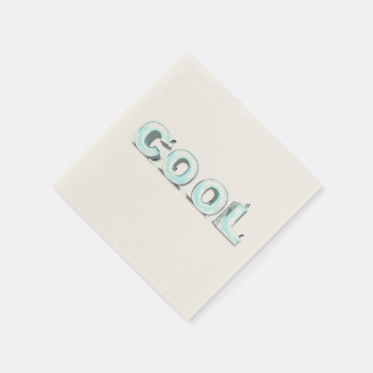 Coole Pinguine Serviette (Ecke)