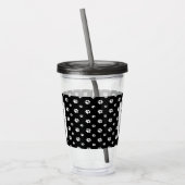 Coole Pit Bull und Sonnenbrille (lt brindle white Acryltrinkbecher (Links)