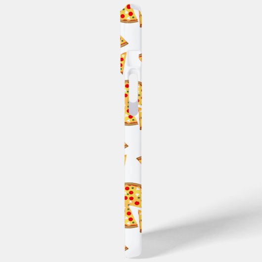 Coole Pizza und Schnittmuster, weiß Case-Mate iPhone Hülle (Rückseite / Links)