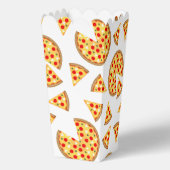 Coole Pizzas und Schnitte auf Weiß Geschenkschachtel (Rückseite)