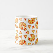 Coole Pizzas und Schnitte auf Weiß Kaffeetasse (Mittel)