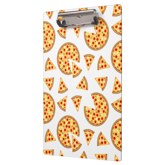 Coole Pizzas und Schnitte auf Weiß Klemmbrett (Links)