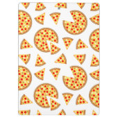 Coole Pizzas und Schnitte auf Weiß Klemmbrett (Rückseite)