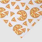 Coole Pizzas und Schnitte auf Weiß Seidenpapier (Ausschnitt)