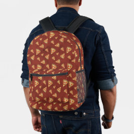Coole Pizzaslicen Vintag Bedruckter Rucksack