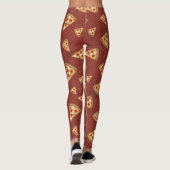 Coole Pizzaslicen Vintag Leggings (Rückseite)