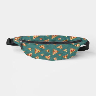 Coole Pizzastücke im vintage Türkisgrün-Muster Bauchtasche