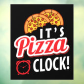 coole Pizzeria Wortart Business Fensteraufkleber (Blatt 3)