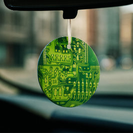 Coole Platine für Green bedruckte Leiterkarte Ornament Aus Glas