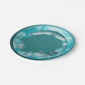 Coole Platte Pappteller (Schrägansicht)