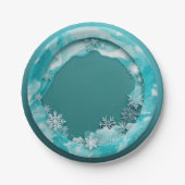 Coole Platte Pappteller (Vorderseite)