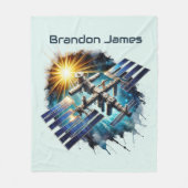 Coole Platzhalter hinzufügen Fleecedecke (Vorderseite)