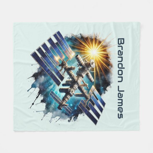 Coole Platzhalter hinzufügen Fleecedecke (Vorderseite (Horizontal))