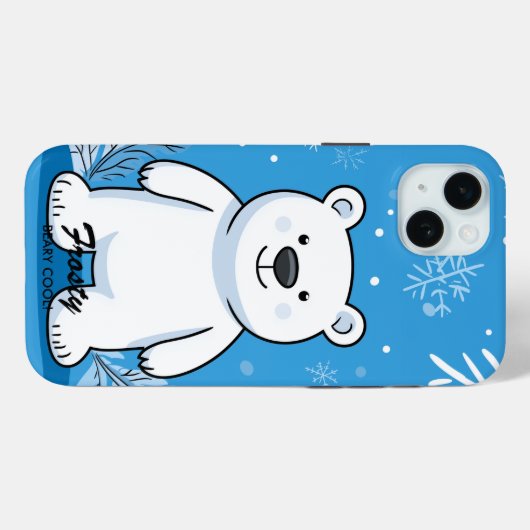 Coole Polar Bear Vibes - Gemütlicher Wintergarten Case-Mate iPhone Hülle (Rückseite (Horizontal))