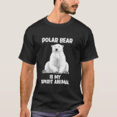 Coole Polarbärkunst für Männer Frauen Kinder Polar T-Shirt (Vorderseite)