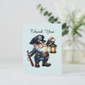 Coole Polizei danke Postkarte (Stehend Vorderseite)