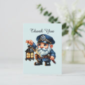 Coole Polizei danke Postkarte (Stehend Vorderseite)