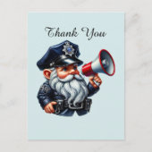 Coole Polizei danke Postkarte (Vorderseite)
