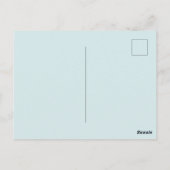 Coole Polizei danke Postkarte (Rückseite)