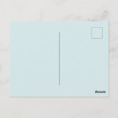 Coole Polizei danke Postkarte (Rückseite)