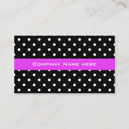 coole Polka-Dots Visitenkarte