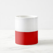 Coole polnische Flagge Kaffeetasse (Mittel)