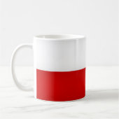 Coole polnische Flagge Kaffeetasse (Links)