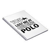 Coole Poloentwürfe Notizblock (Rechte Seite)