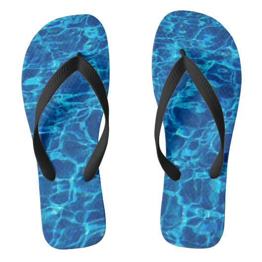 Coole Pool-Flip-Flops Badesandalen (Fußbett)